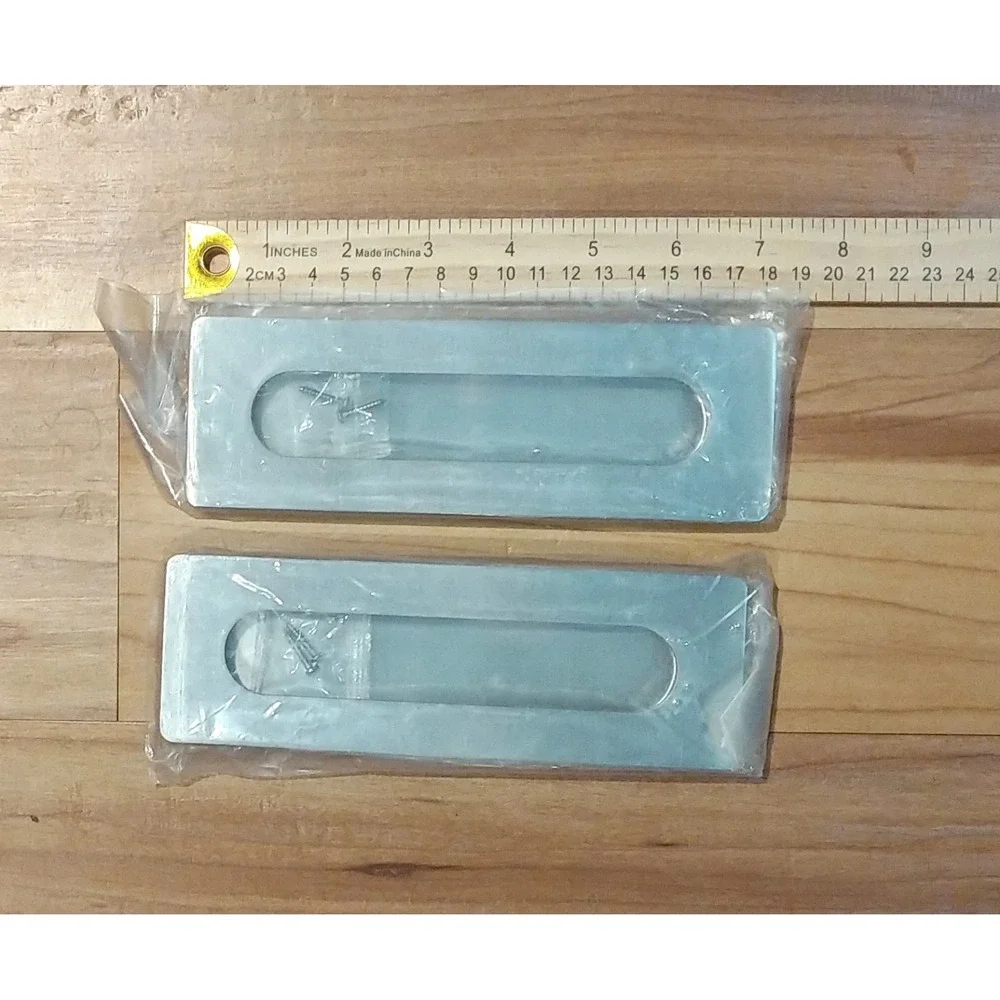 HOMOTEK 2 Pack 120mm Flush Sliding Closet Door Pulls